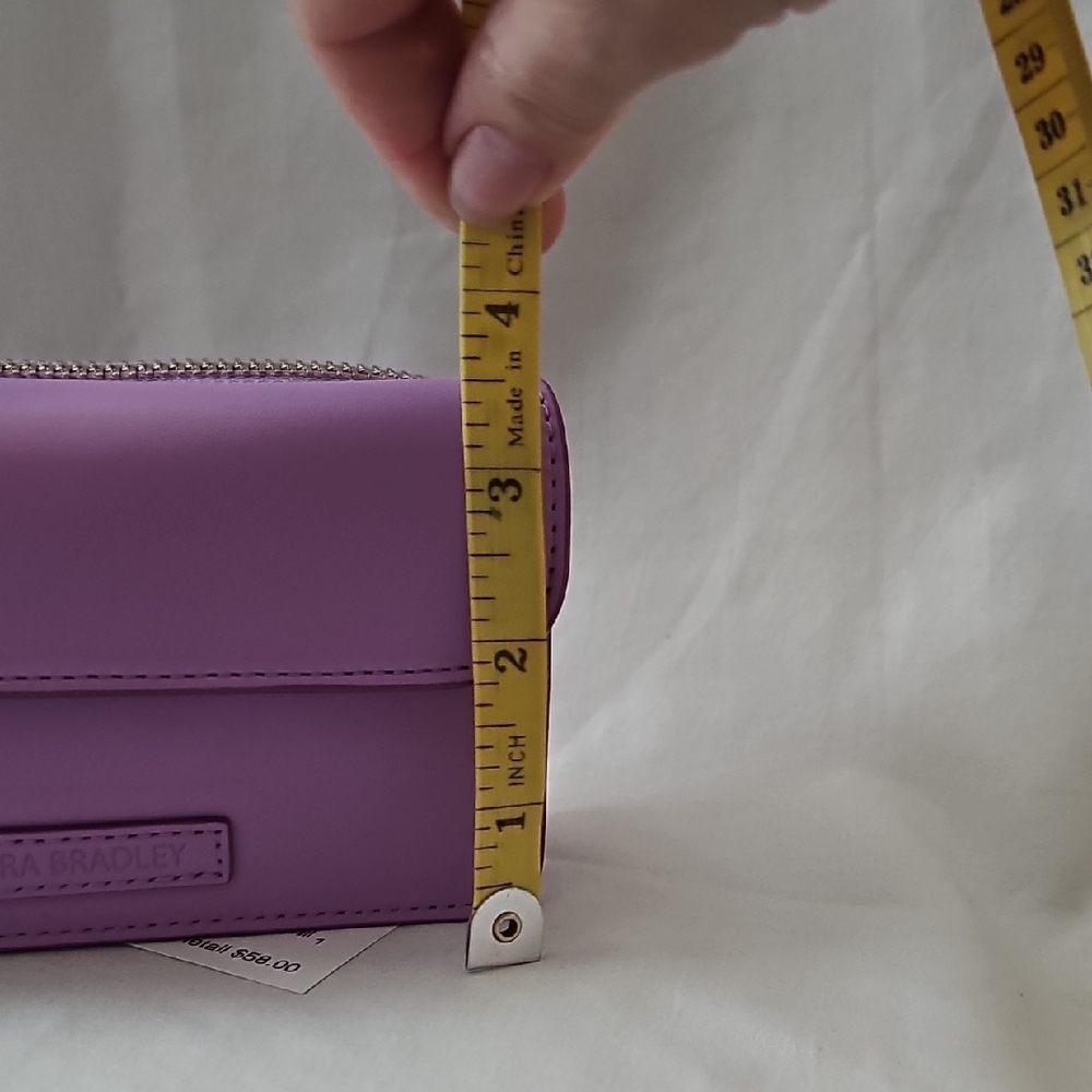 Vera Bradley Lilac Smartphone Wristlet with Flap Closure - Picture 9 of 10